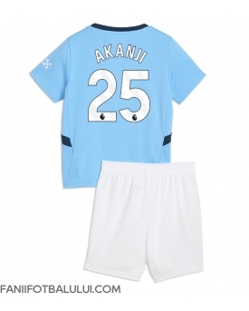 Manchester City Manuel Akanji #25 Echipament de Fotbal Replică 2024-25 Copii Acasa (+ Șorturi)